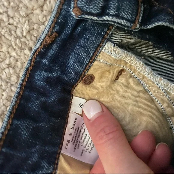 Like new Rag and Bone Cate dark jeans - Picture 9 of 12